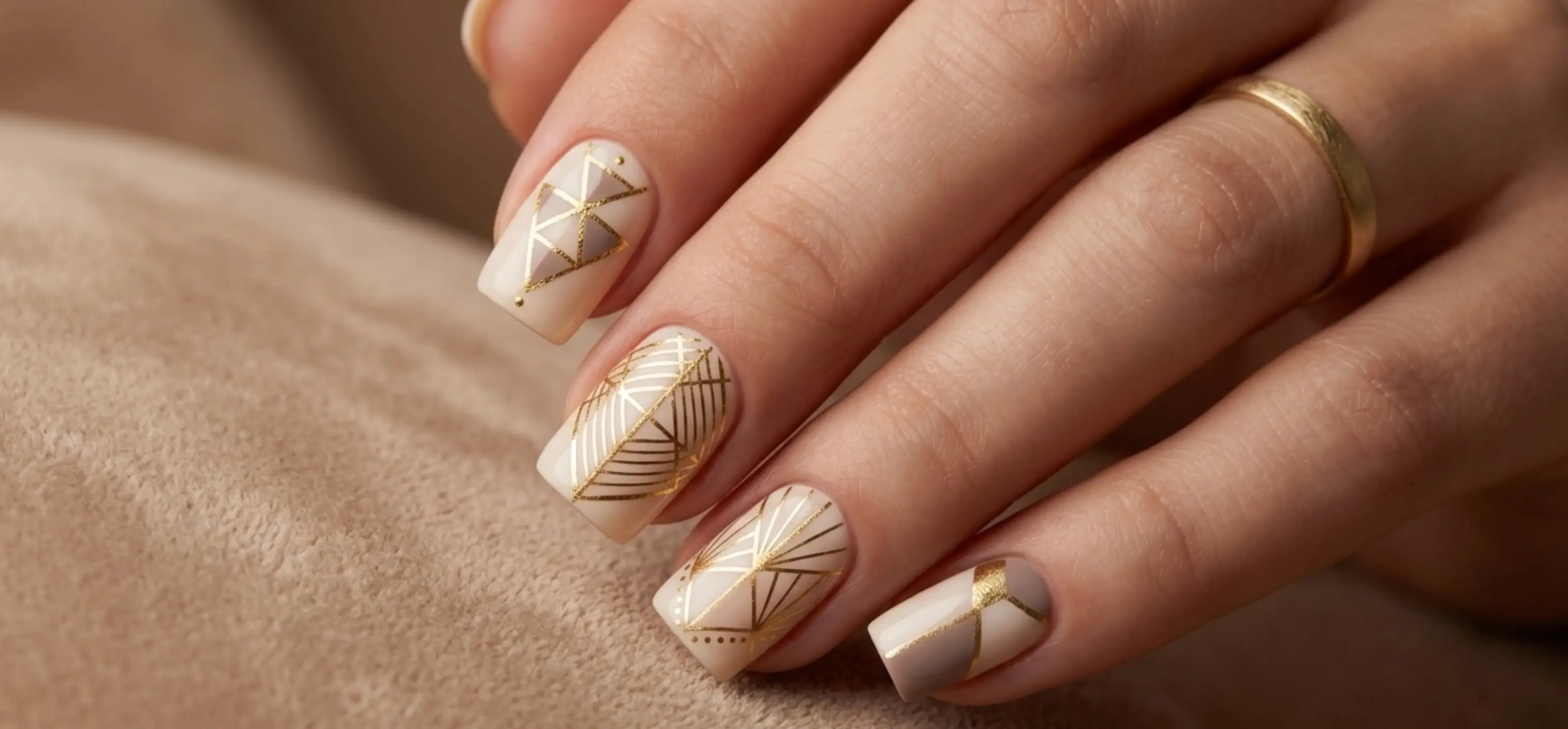 Nail Art Geométrica